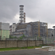 Estructura de hormigón denominada “sarcófago”, diseñada para contener el material radiactivo del núcleo del reactor. Wikimedia Commons